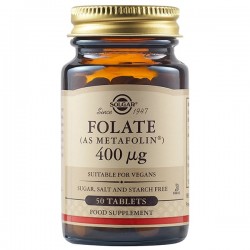 Solgar Folate 400mg 50tabs